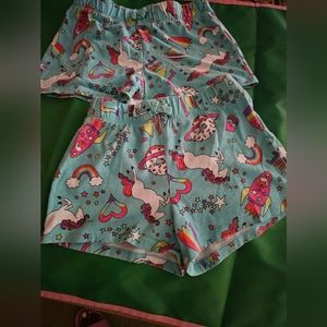 Twins Unicorns and Rainbows shorts